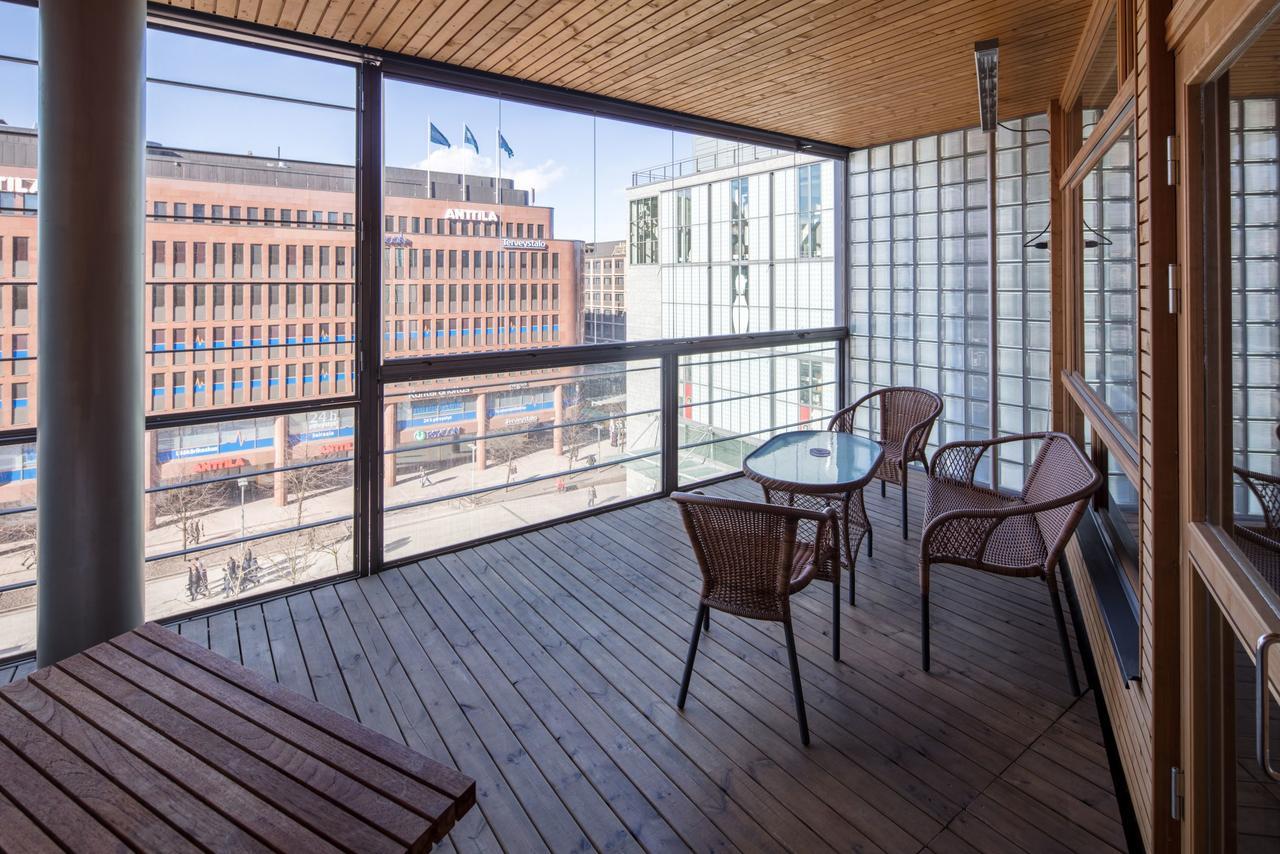 Appartamento City Center Park View Studio With Sauna And Balcony Helsinki Esterno foto
